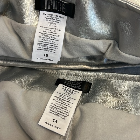 Truce Metallic Wrap Skort - Picture 8 of 11